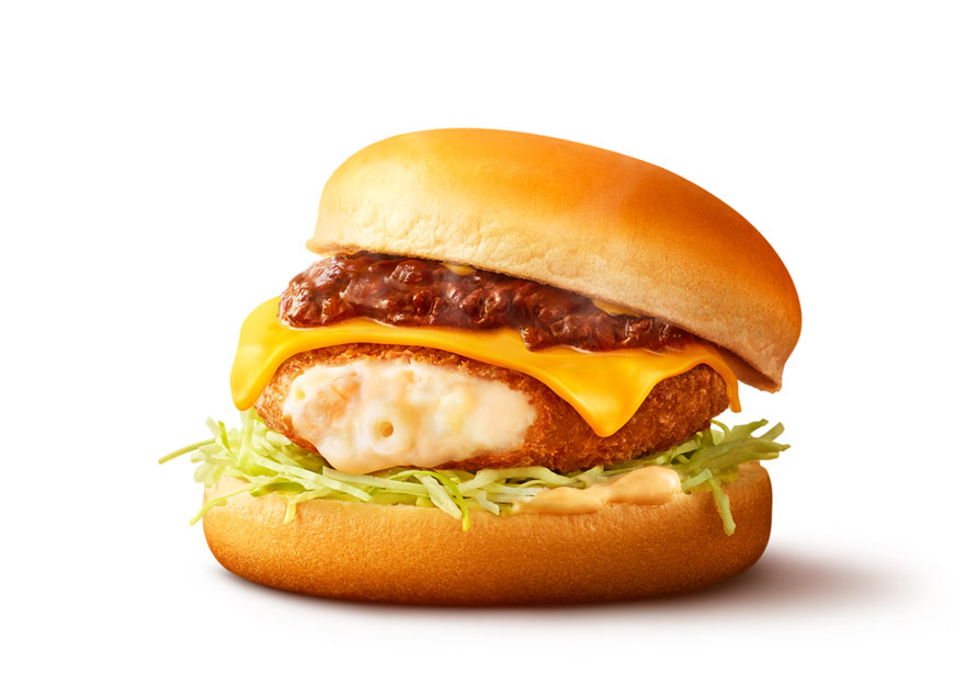 日本麦当劳冬季必推奶油可乐饼汉堡!两种限定口味任你选择