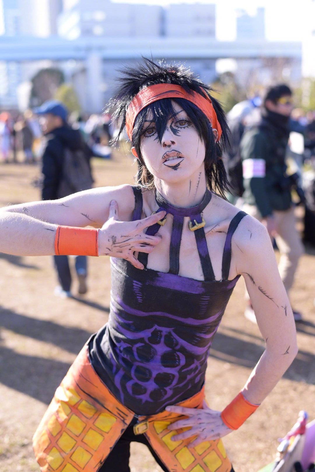 原创漫展上有人cos纳兰迦,还原度满分,荒木线注入灵魂