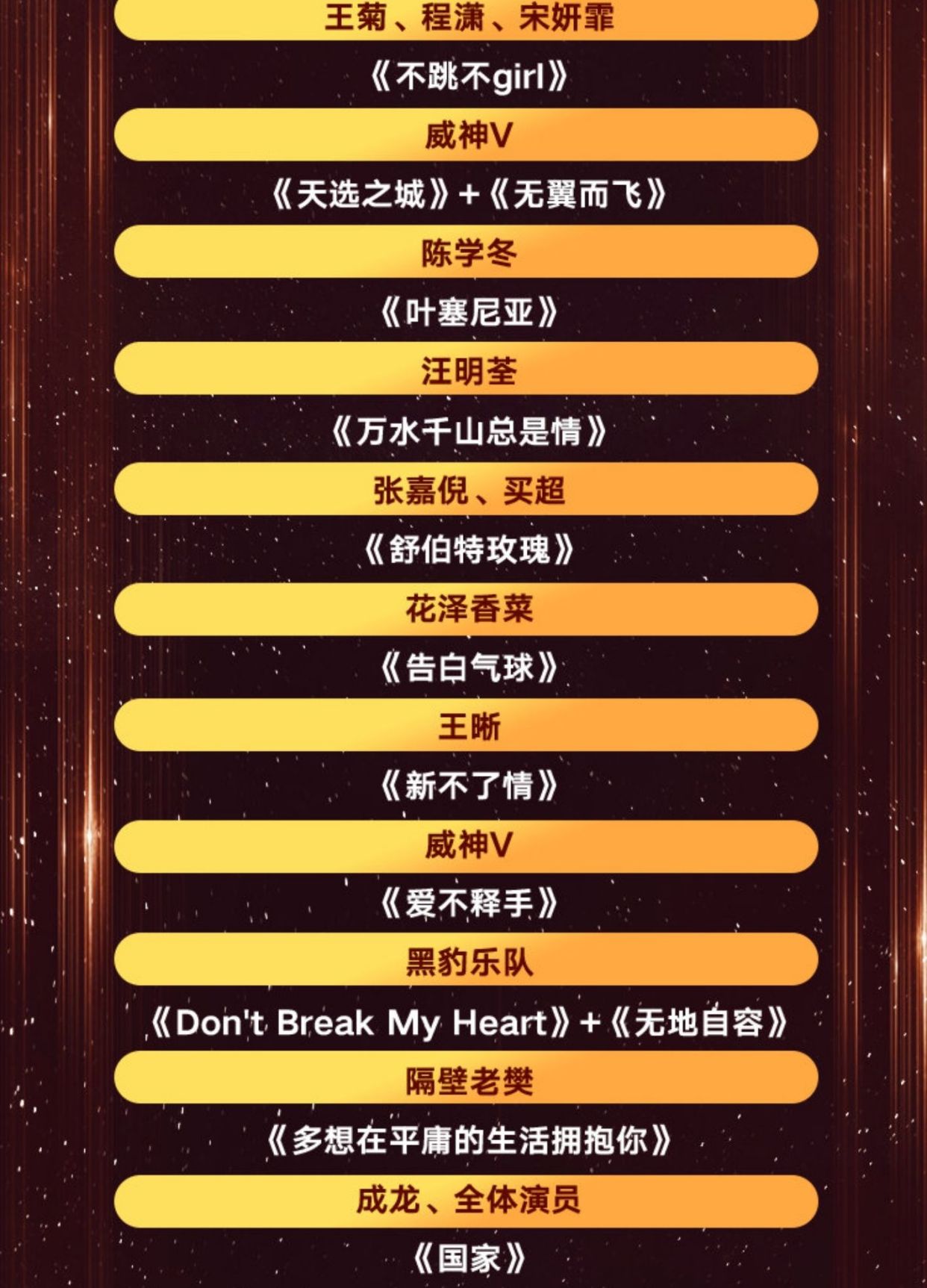 浙江卫视历届跨年本就是主打跑男团 卫视综艺节目中出现的导师和学员.