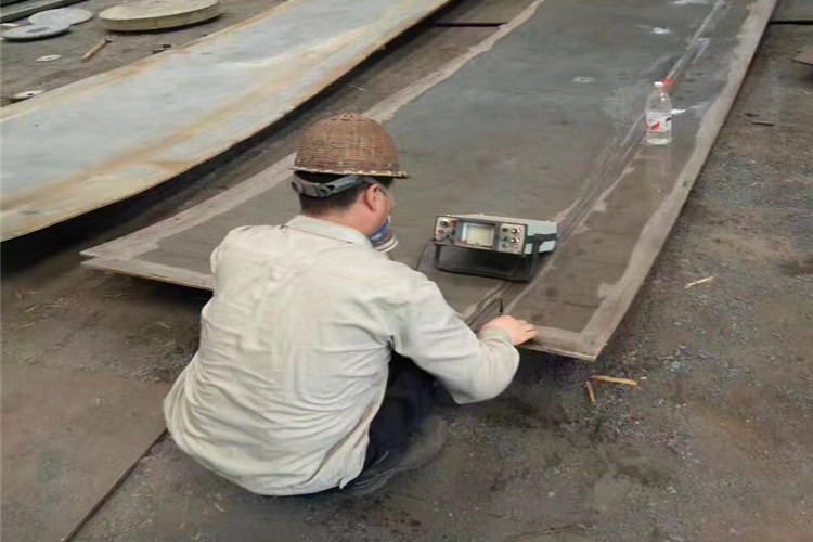 钛钢爆炸焊复合管板与不锈钢复合板超声波检测生产