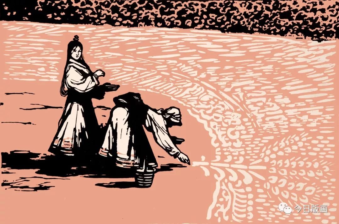 每日一画牛文吉祥如意遍地锦202011今日版画