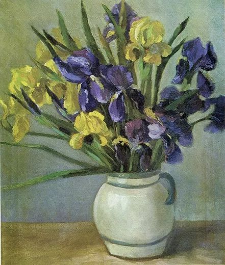 《燕尾兰》《双丁香》《芍药》1981年《蔷薇》1982年《瓶花》《波斯菊