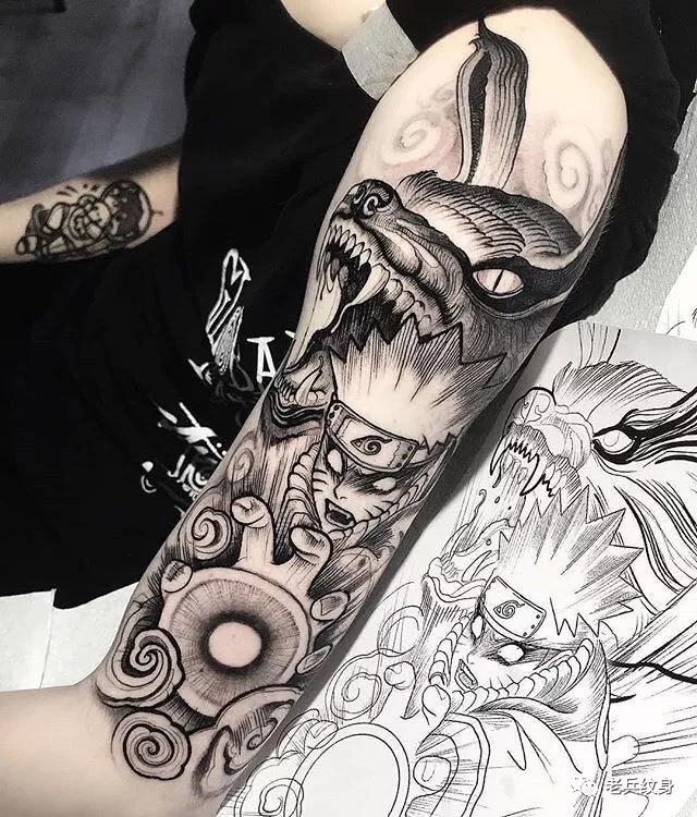 纹身素材——大臂火影人物
