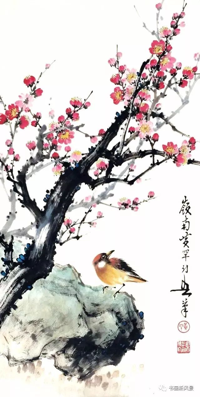 南宋 王十朋《江梅》田世光 梅花田世光 梅花谈月色 梅花谈月色