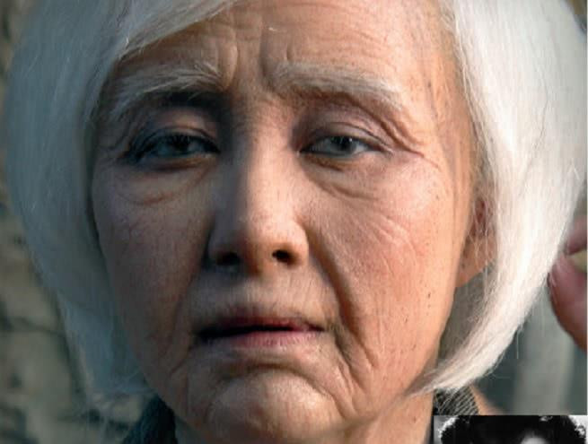 同是化"老年妆"的四位女演员, 最后一位老了还是那么美_蒋欣