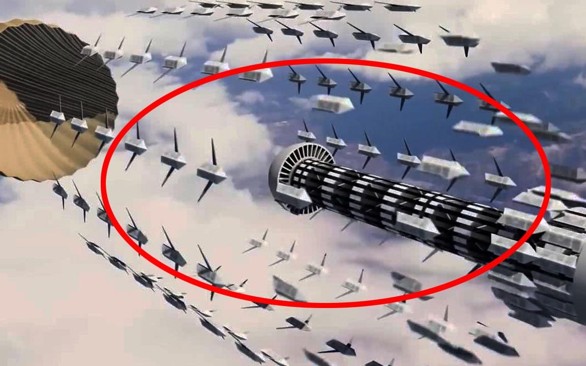 境外媒体无人机蜂群