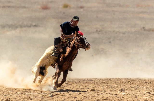 狂野南疆的塔吉克民族叼羊