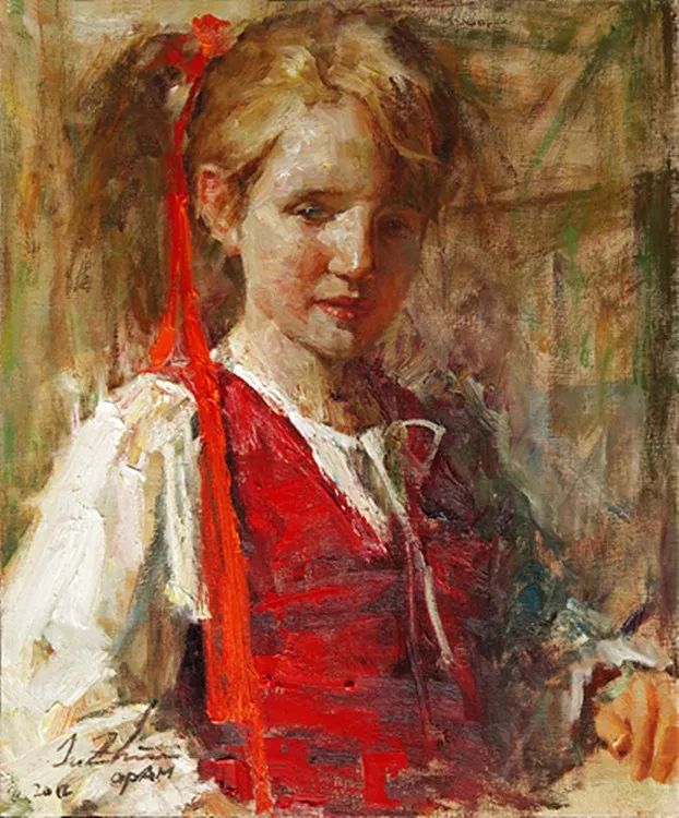 中外女性肖像涂志伟油画欣赏