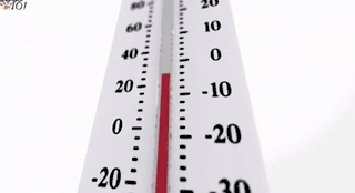 普通温度计测量不到我们的耐寒能力极限!