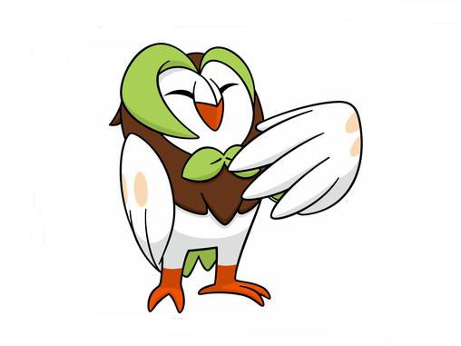 宝可梦图鉴723七代被公认最丑的御三家投羽枭