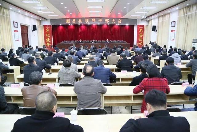 顺昌县领导干部大会召开!邱建彬同志任中共顺昌县委委员,常委,书记