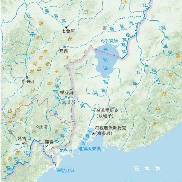 兴凯湖地理位置图片