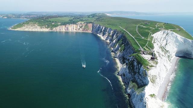 英国英吉利海峡,多佛悬崖,世界的尽头