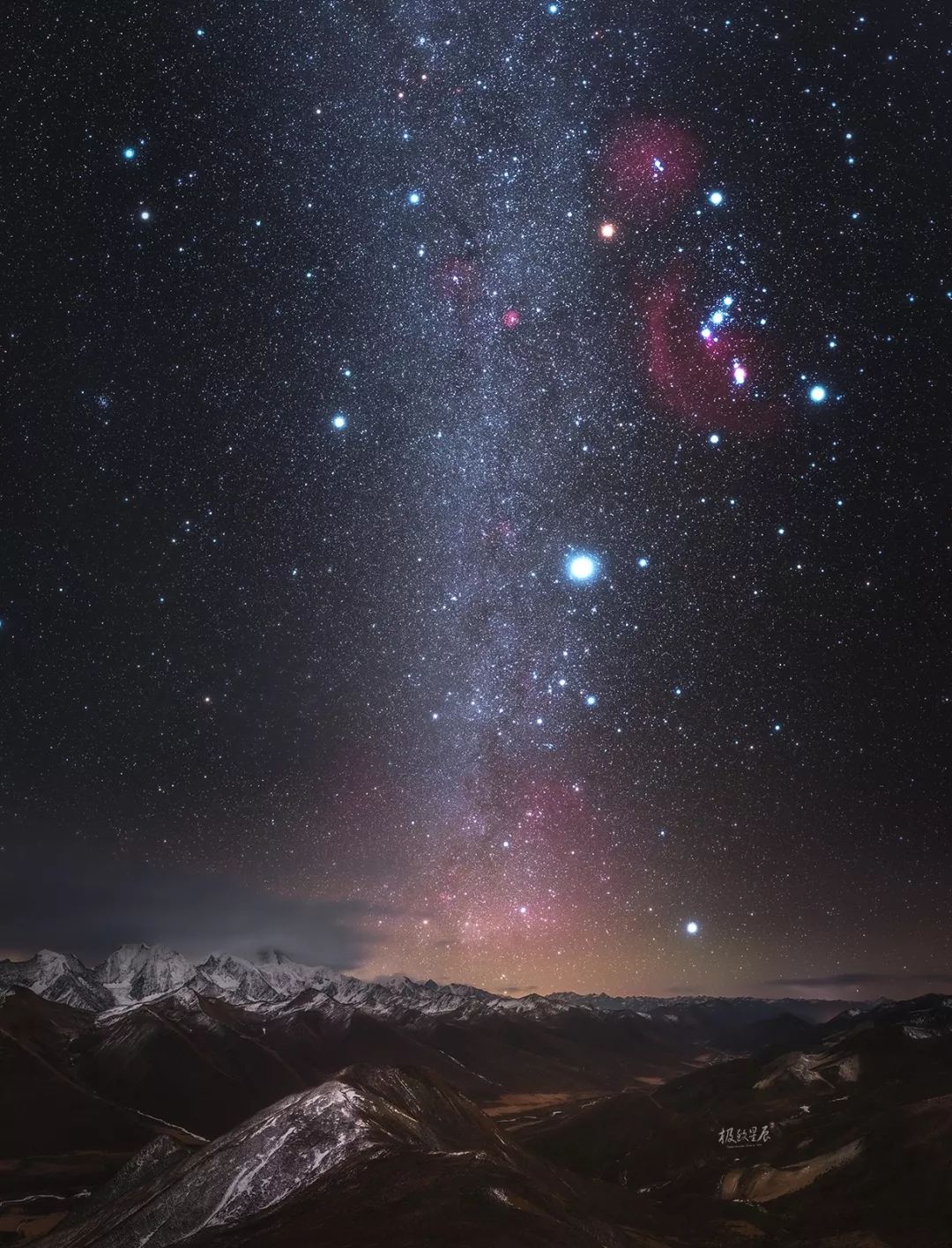 【极致星辰】每日一图之垂直的冬季银河