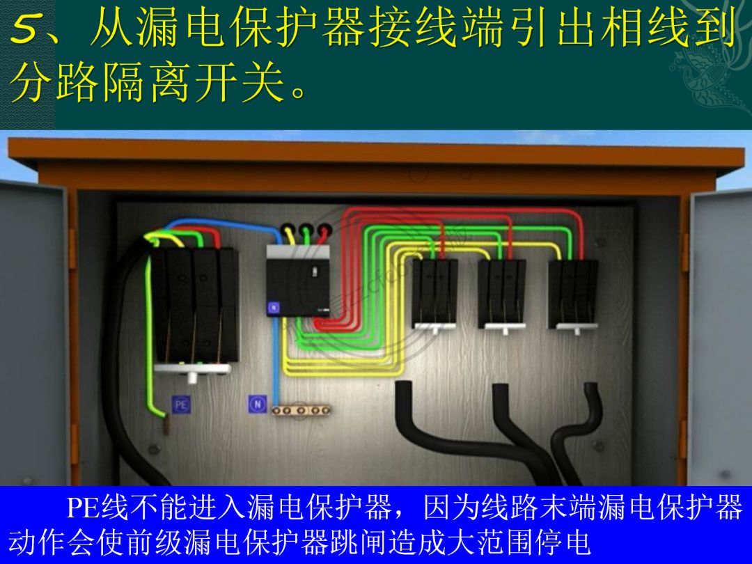工地tns三相五线制电路布线详解看完才是临电达人