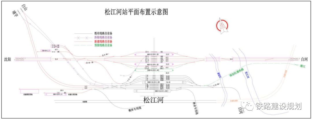 松江河站位置示意图▼