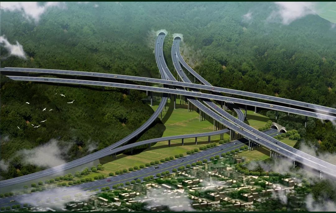104国道改建工程鹿城段效果图