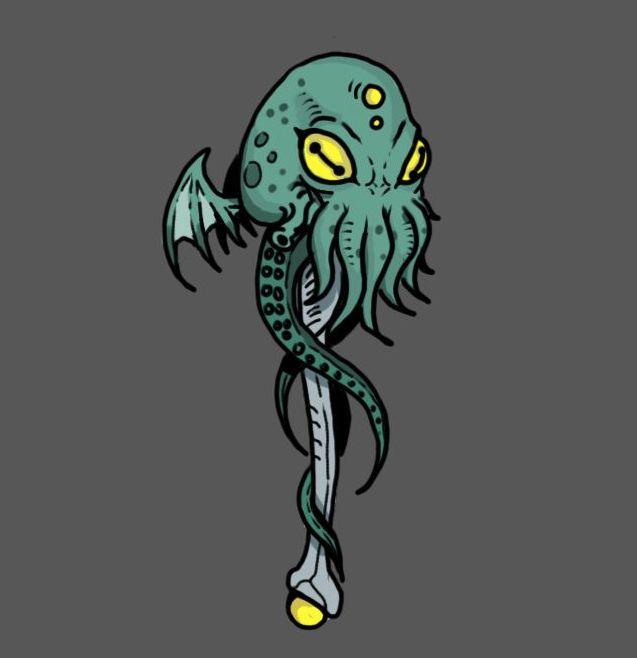 同人大神自制克苏鲁游戏武器,每一款都超对味儿