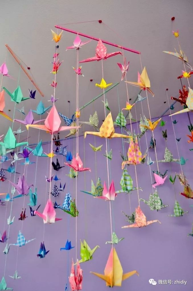只会 diy 单只千纸鹤?这 7 种创意用法,很适合送人做礼物(附视频教程)