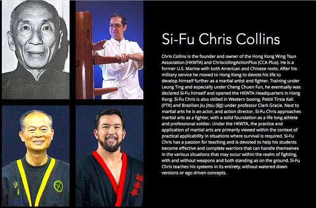 陆战队外雇空手道教练高战,演员本人和电影中的角色的名字都是collins