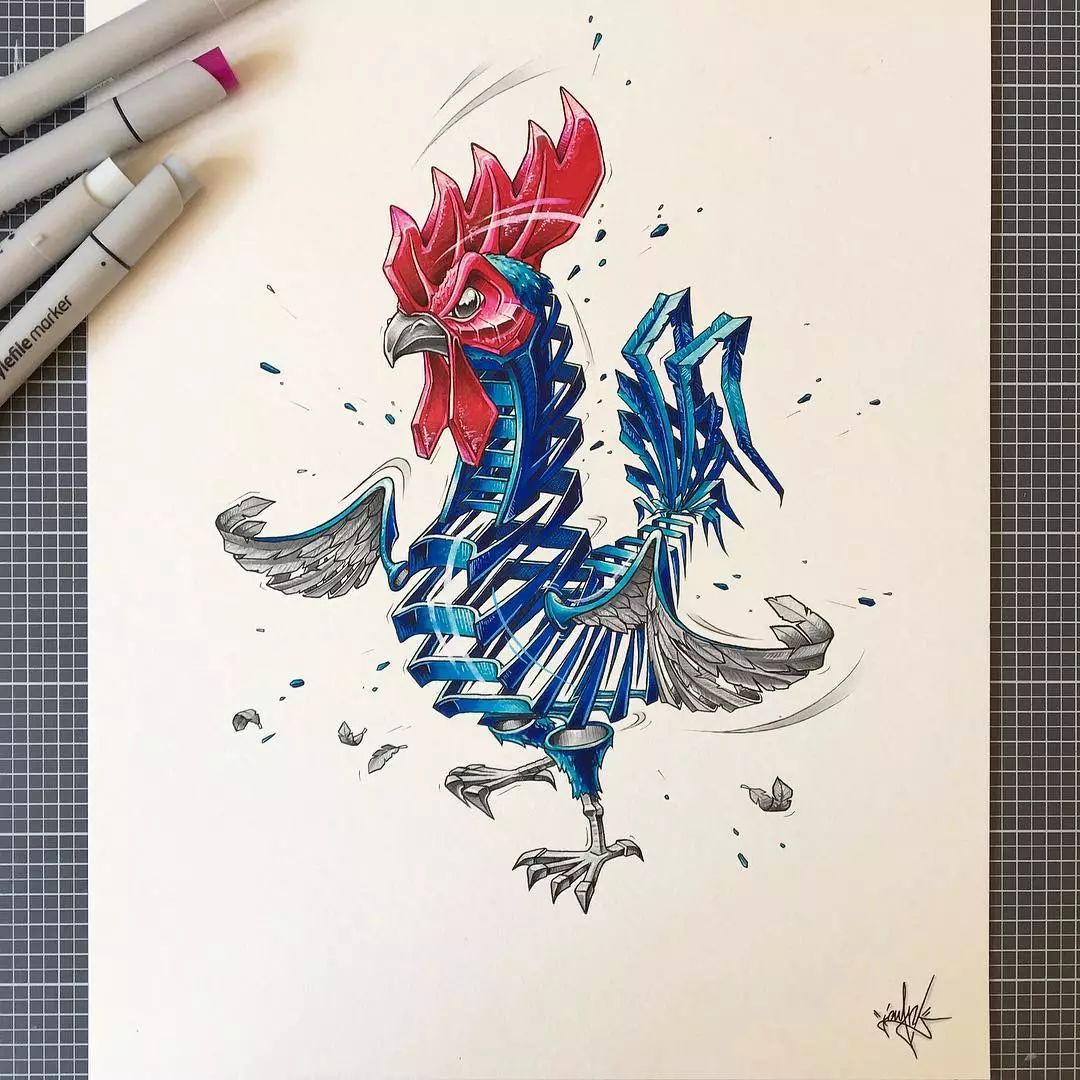 生物与机械的完美结合,超牛!_动物