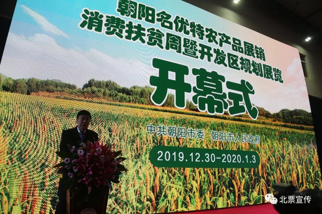 市长谢卫东在朝阳市人大常委会副主任,北票市委书记张秀军的陪同下