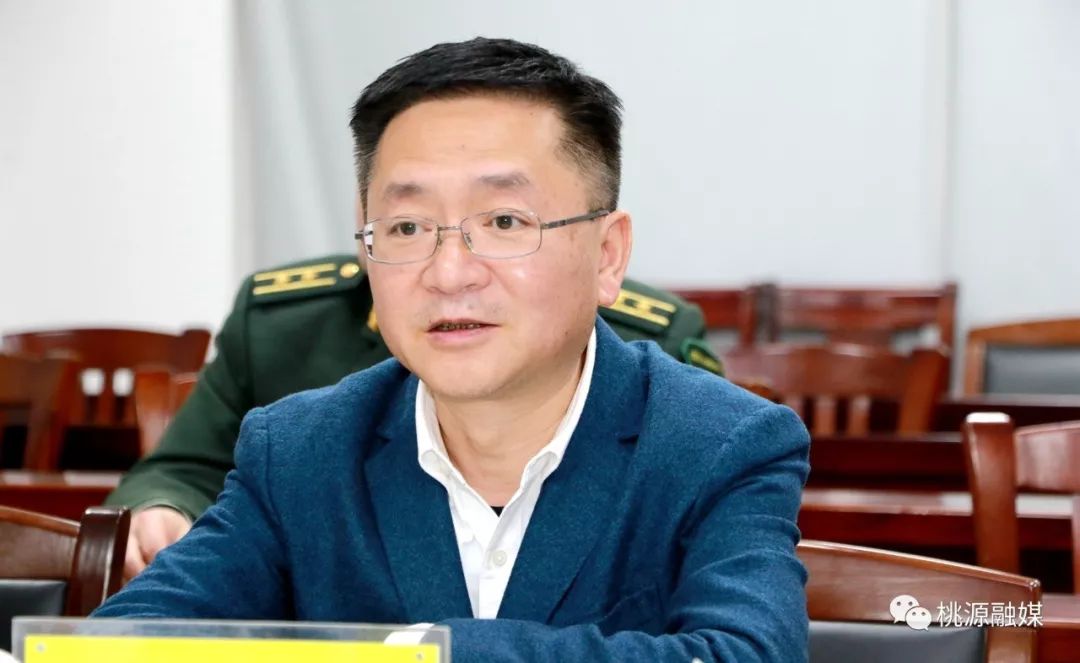 常德军分区司令员李兴刚调研桃源县基层武装工作