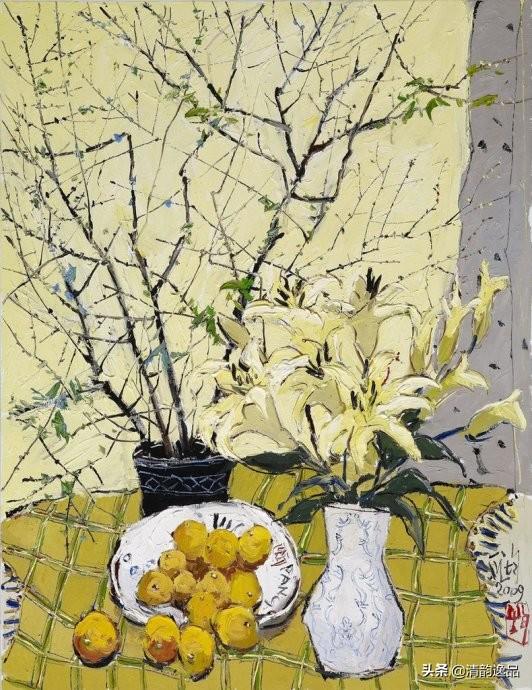 厐薰琹之子油画家厐均油画作品欣赏