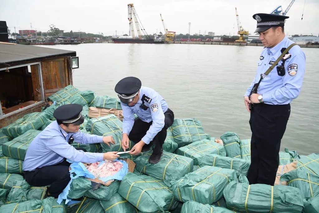 大单东兴北仑河铁壳船走私被监控缉私民警如神兵天降