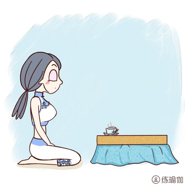 基础金刚坐每天跪跪膝能让你越坐越苗条