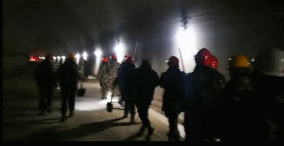 析城山隧道塌方临