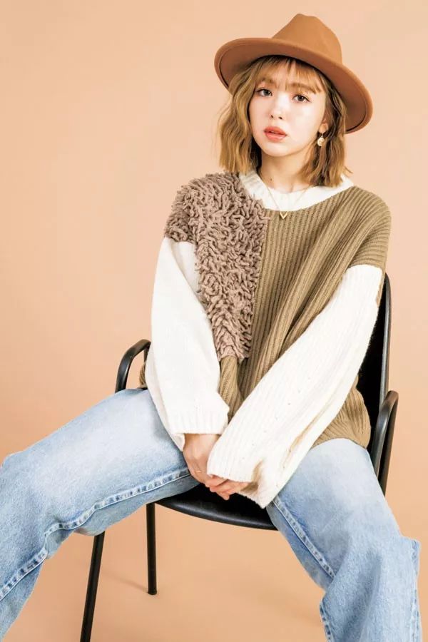 藤田nicole冬季私服lategirl风主绎