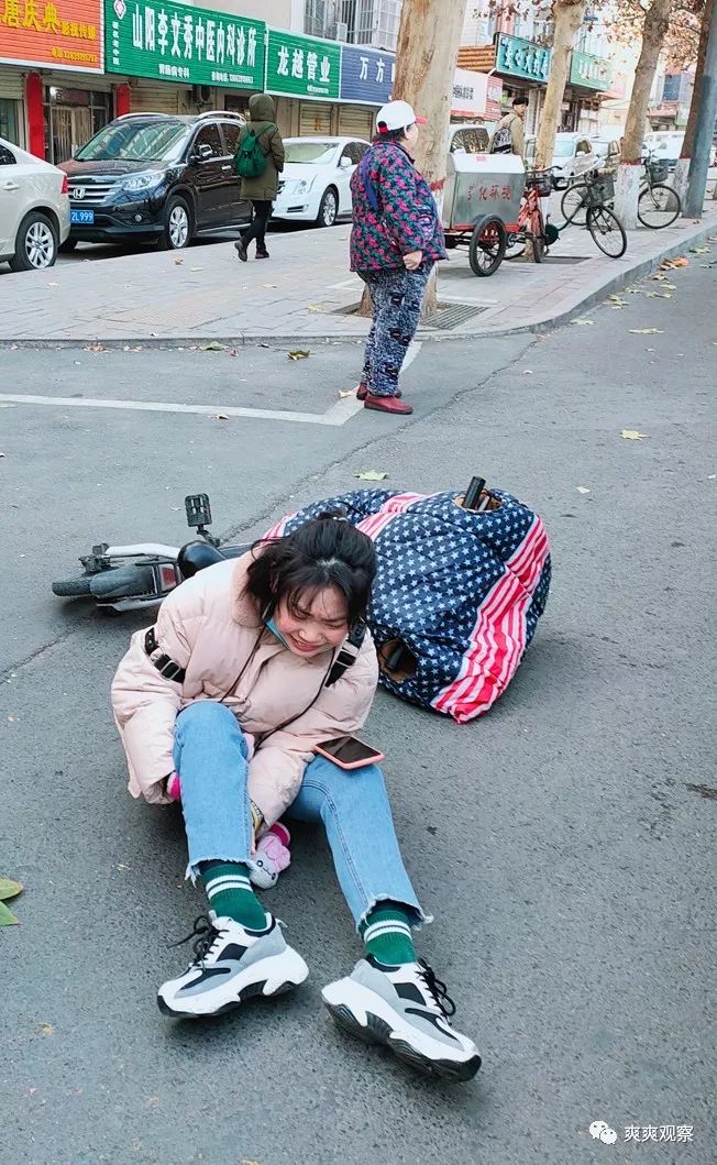 爽爽爆料女孩右腿受伤焦作新年第一天的一场事故含视频