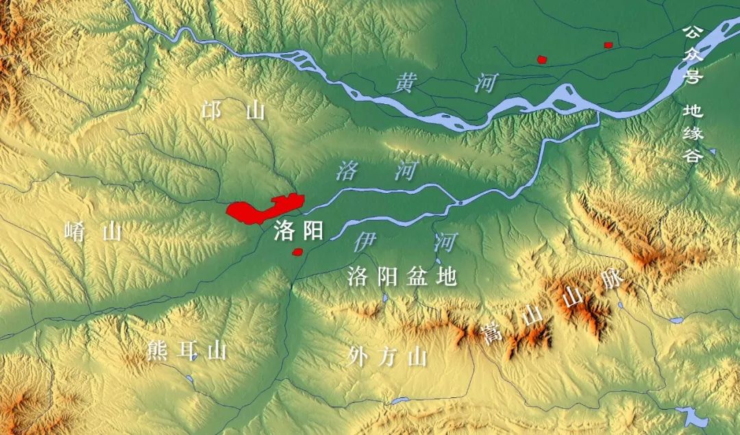 洛阳洛河地图图片