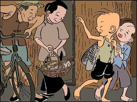 张乐平漫画经典三毛流浪记之四劳苦大众亲如一家