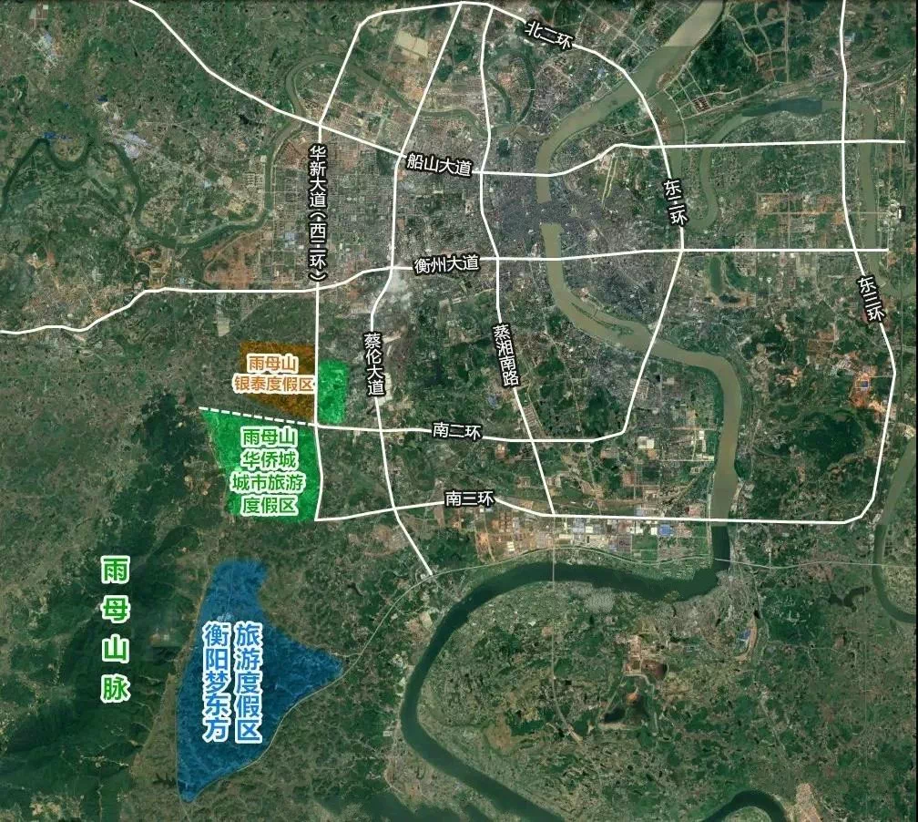 衡阳雨母山镇道路规划图片