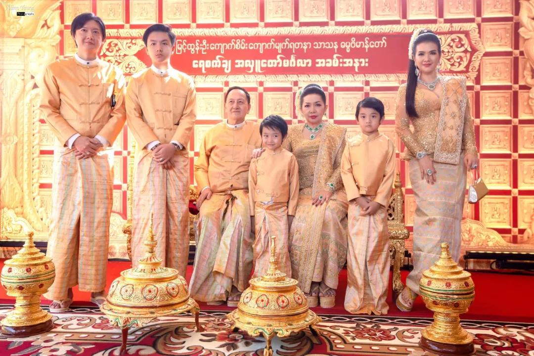 缅甸王室照片图片