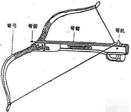 弓弩内部结构图图片