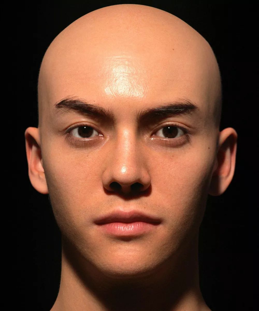 绘画参考丨一组人物肖像光影练习参考素材