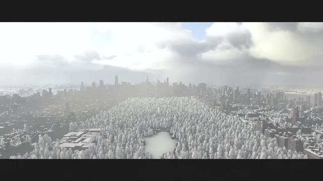 下雪天好美！《微软飞行模拟》震撼新预告_游戏