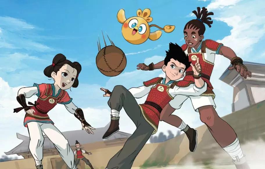 该动画片使得具有世界级名片的"中国蹴鞠"实现了ip化,更让临淄这座