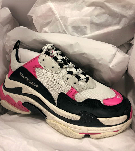 奢侈品鑑別:巴黎世家balenciaga triple-s 黑粉老爹鞋真假鑑別