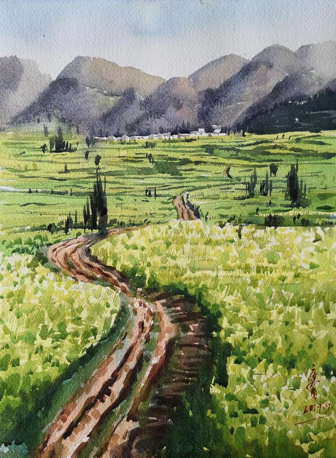 罗平县美术家协会罗平四季成果展之2019冬季美术作品网络展