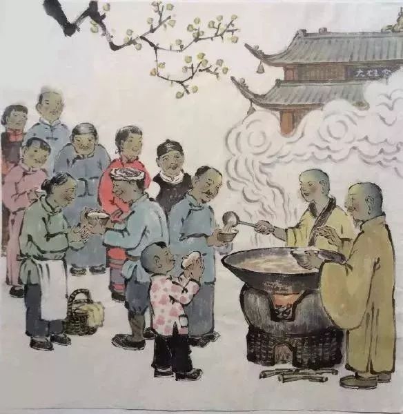 寒冬腊月最暖不过一碗粥