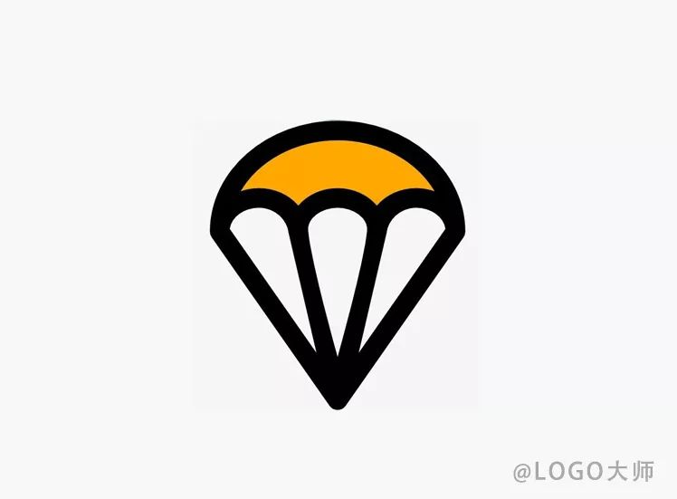 降落伞主题logo设计合集鉴赏