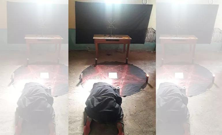 暗网归来女子被活人献祭现场十分诡异