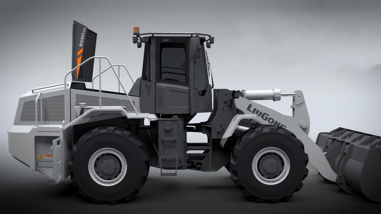 跨越现在迈向未来通过一款纯电动装载机来聊一聊电动工程机械