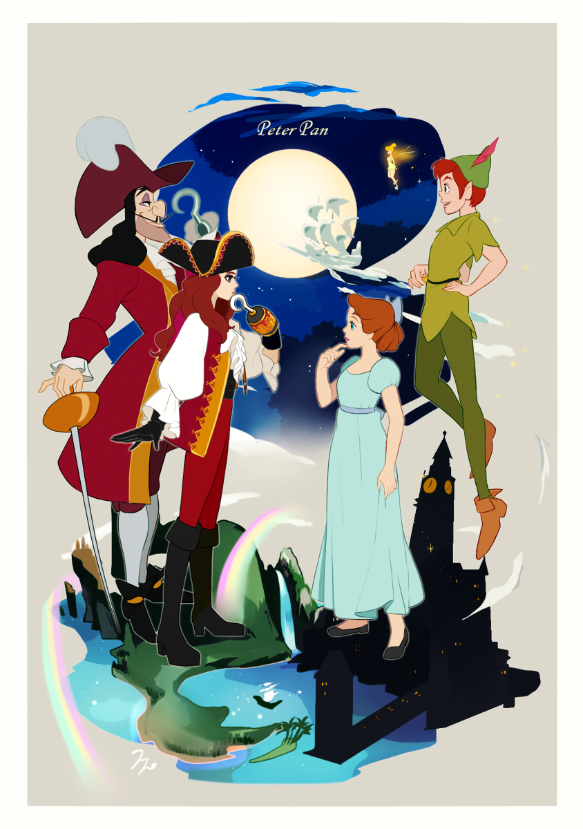 图片[4] - 反派增加了？绘师二创《迪士尼公主》经典场面「正vs反」两派对峙！ - xizi