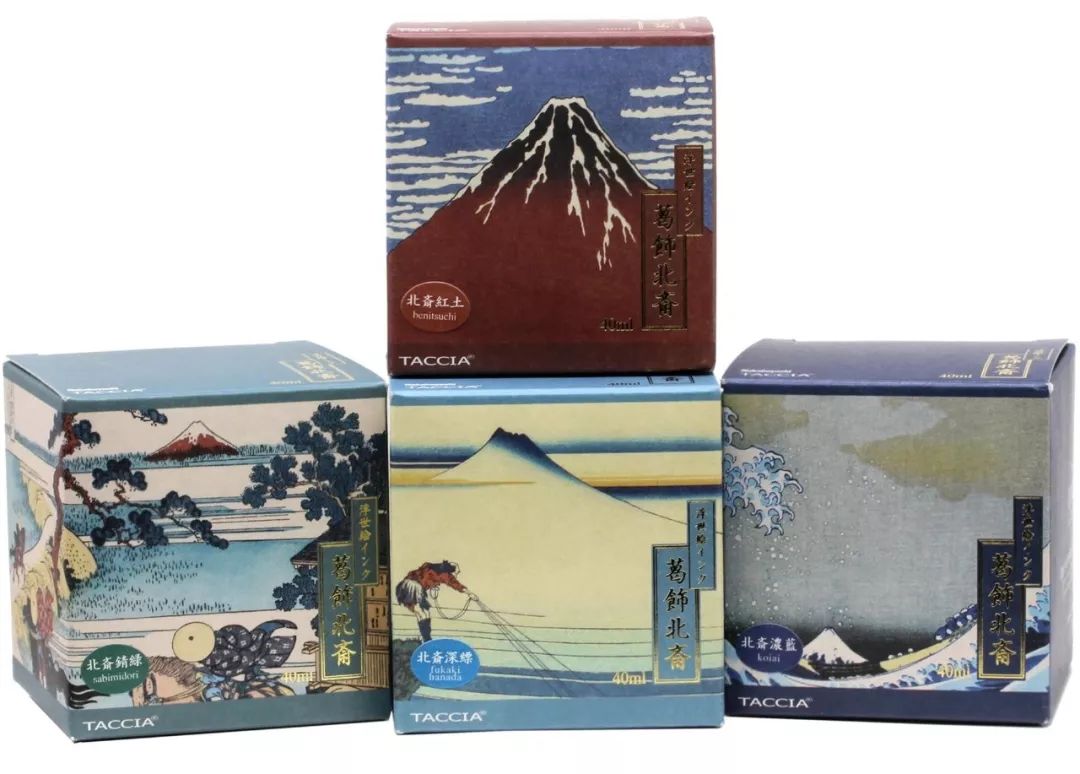 日系风的浮世绘墨水连包装盒子都爱了