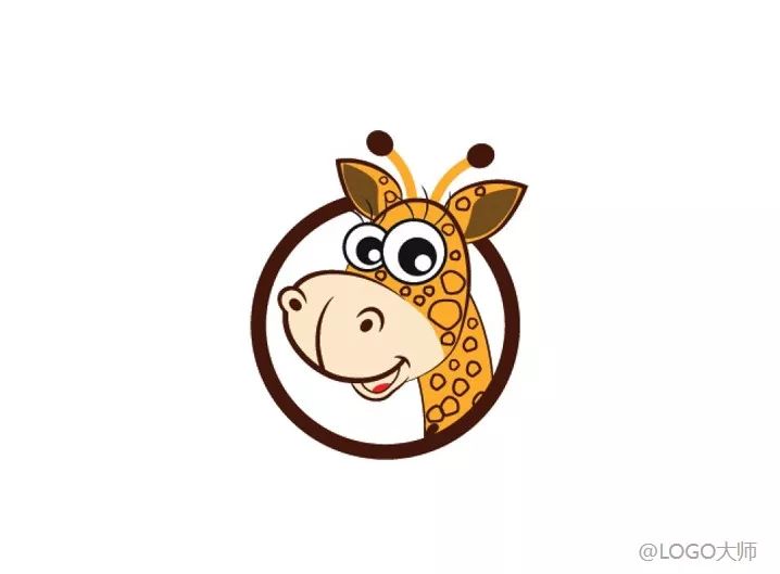 长颈鹿主题logo设计合集鉴赏